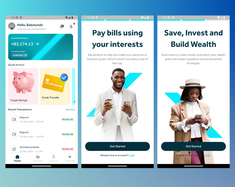 Overview of Sciart Finance Mobile App Project by D-Ace Tech Soft